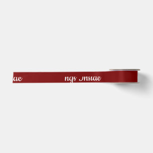 Pretty Things Inside Personalized Text And Logo Satin Ribbon