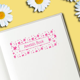 Pretty Tiny Buttercup This Book belongs to Self-in Self-inking Stamp
