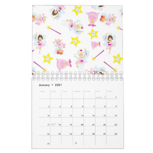Pretty Tooth Fairy Magic Wand White Teeth Calendar
