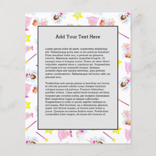 Pretty Tooth Fairy Magic Wand White Teeth Flyer