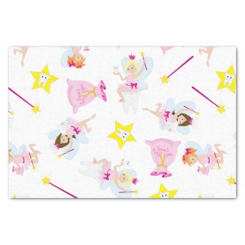 Pretty Tooth Fairy Magic Wand White Teeth Tissue Paper