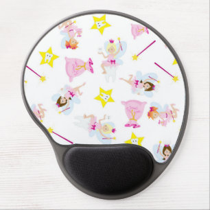 Pretty Tooth Fairy Magic Wand White Teeth Yellow Gel Mouse Pad