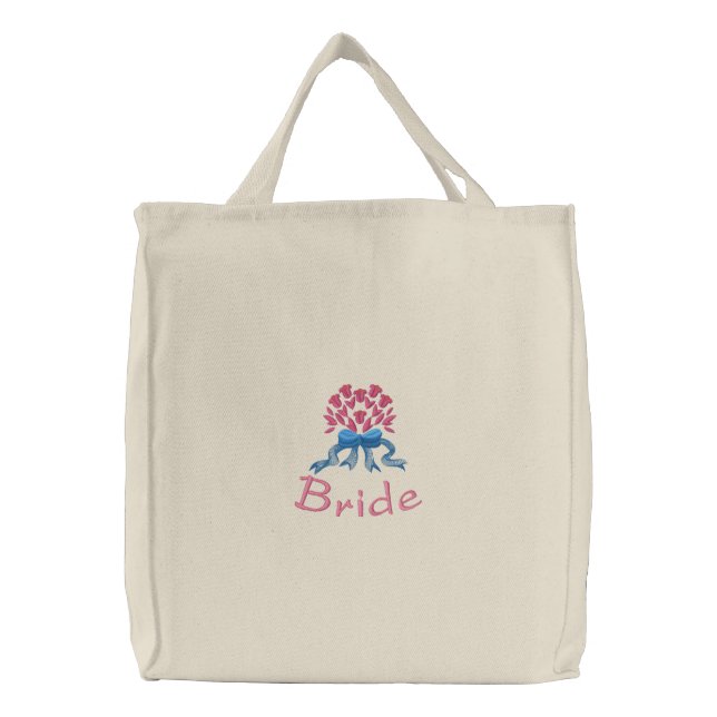 Pretty Tote Bag for the Bride (Front)