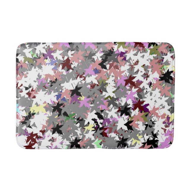 PRETTY TREE LEAVES BATHROOM MAT (Front)