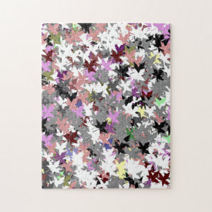 PRETTY TREE LEAVES JIGSAW PUZZLE