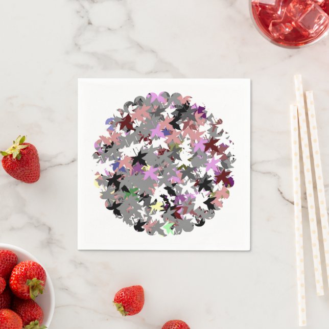 PRETTY TREE LEAVES NAPKINS (Insitu)