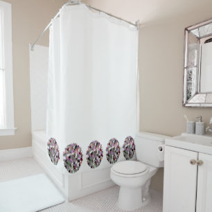 PRETTY TREE LEAVES SHOWER CURTAIN