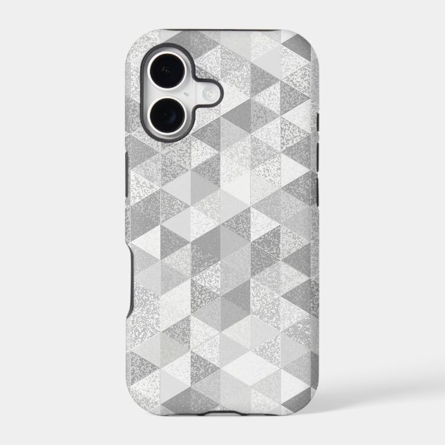 Pretty Triangle grunge pattern II + your ideas Iphone Case (Back)