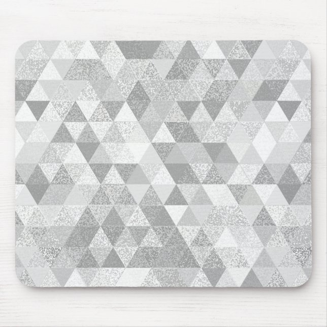 Pretty Triangle grunge pattern II + your ideas Mouse Pad (Front)