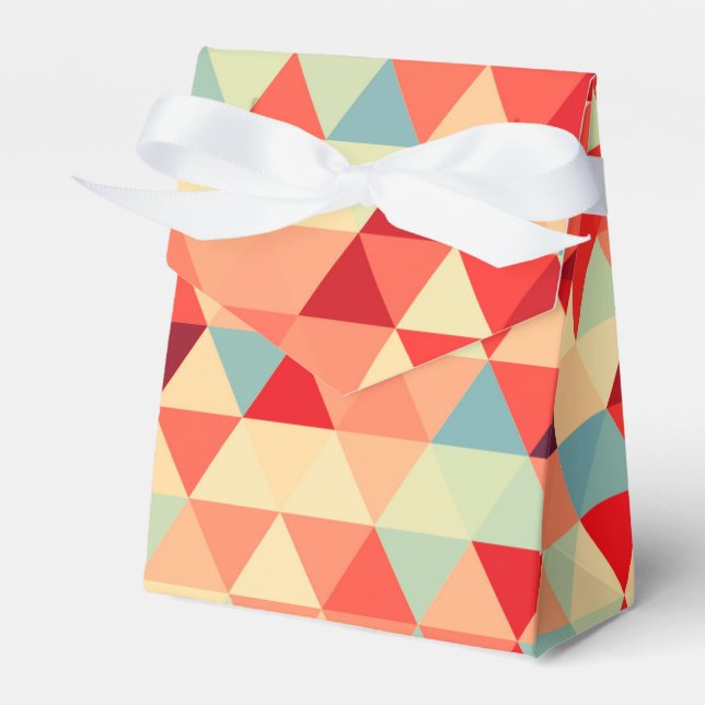 Pretty Triangle pattern II + your ideas Favor Boxes (Front Side)