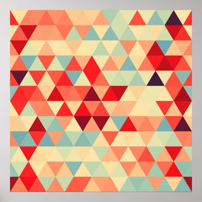 Pretty Triangle pattern II + your ideas Poster (Front)