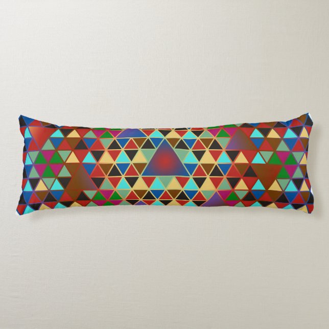 Pretty Triangle pattern III + your ideas Body Pillow (Front)