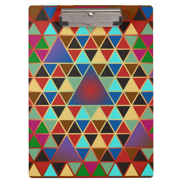 Pretty Triangle pattern III + your ideas Clipboard (Front)