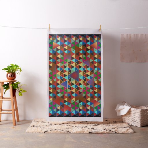 Pretty Triangle pattern III + your ideas Fabric