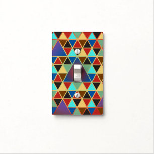 Pretty Triangle pattern III + your ideas Light Switch Cover
