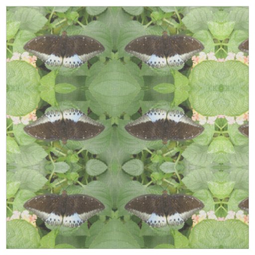 Pretty Tropical Butterfly Patterned Animal Fabric