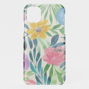 Pretty Tropical floral iPhone Case