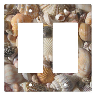 Pretty Tropical Seashells Light Switch Cover