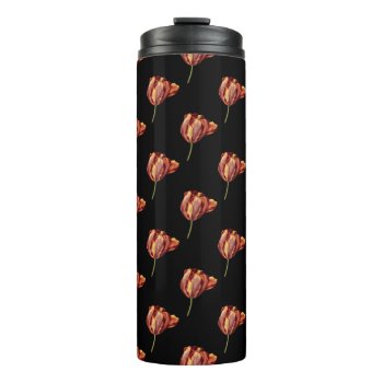 Pretty Tulip Thermal Tumbler by EveyArtStore at Zazzle