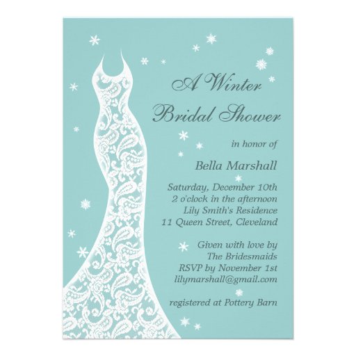 Pretty Bridal Shower Invitations 4