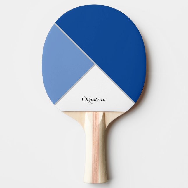 Pretty Two Tone Ping Pong Paddle (Front)