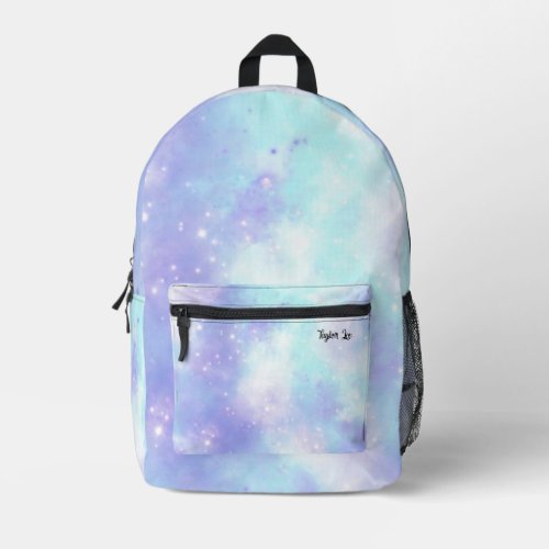 Pretty Tye Dye Monogram  Printed Backpack