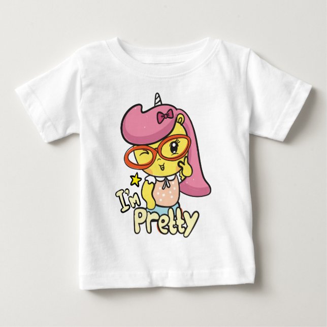 Pretty unicorn baby  T-Shirt (Front)