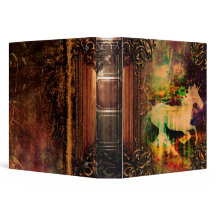 Pretty Unicorn Fantasy Ancient Tome Magic Book