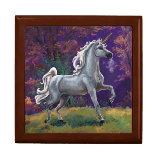 Pretty Unicorn in a Glade Keepsake Box