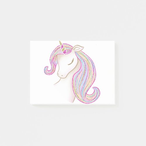 Pretty Unicorn Post-it Notes