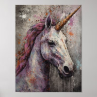 Pretty Unicorn Poster