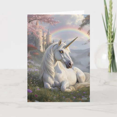 Pretty Unicorn | Wishing you a Magical Day Card