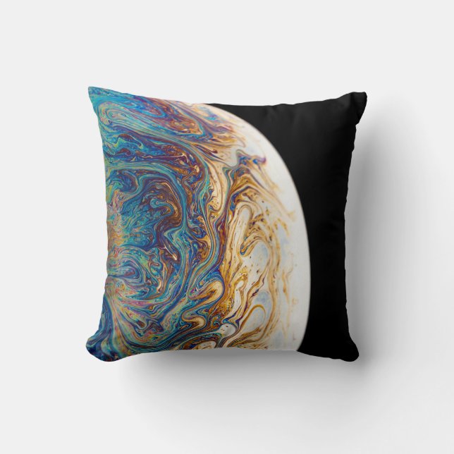 Pretty Universe Throw Pillow (Front)