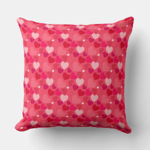 Pretty Valentine Heart Throw Pillow