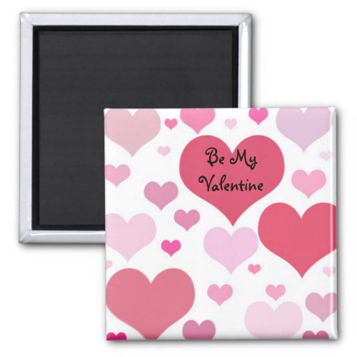 Pretty Valentine Hearts Magnet