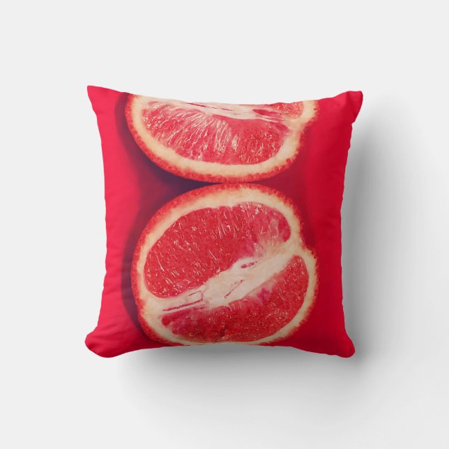 Pretty Vegetables Throw Pillow (Front)