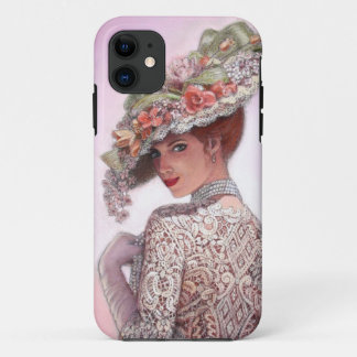 Pretty Victorian Fashion Girl iPhone 5 Case
