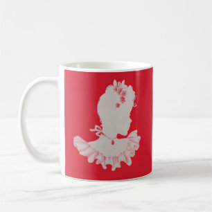 pretty Victorian silhouette Coffee Mug