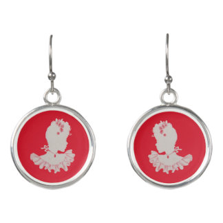 pretty Victorian silhouette Earrings