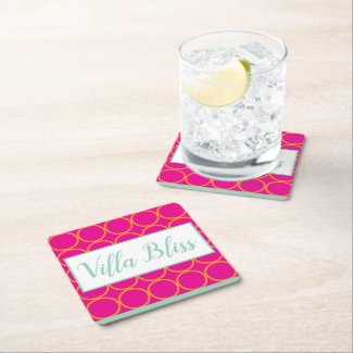 Pretty Villa Style Drink/Beverage Coasters