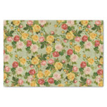 Pretty Vintage Country Floral Girly Rose Pattern Tissue Paper