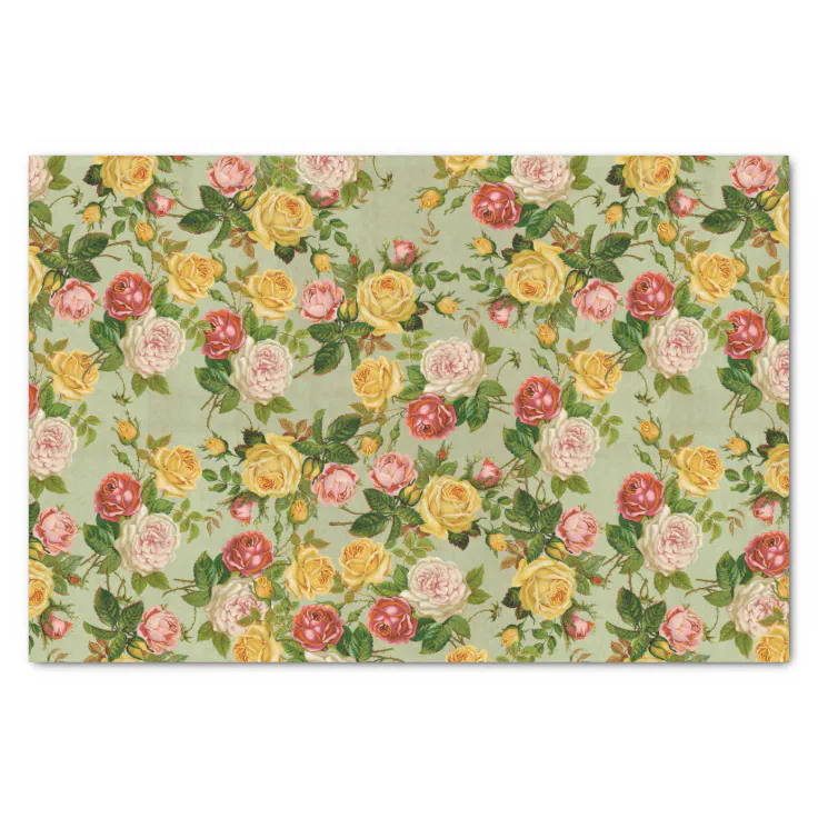 Papier De Doublure De Tiroir Vintage Avon Country Breeze - Motif Floral