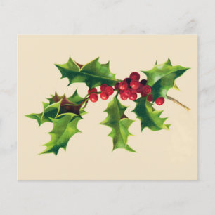 Pretty Vintage Holly branch