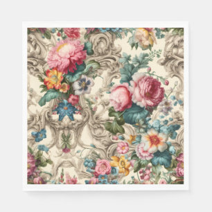 Pretty Vintage Inspired Floral Napkins