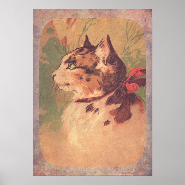 Pretty Vintage Kitty Poster (Front)