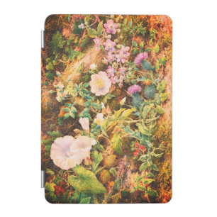 Pretty Vintage petunias flowers floral painting iPad Mini Cover