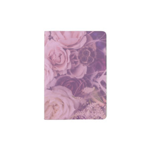 Pretty Vintage Roses Passport Holder