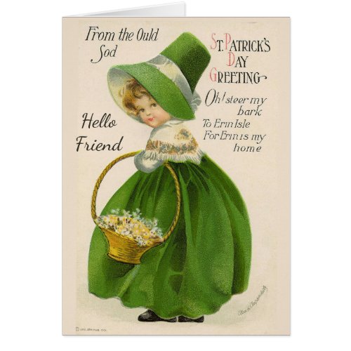 Pretty Vintage St Patricks Day Reproduction
