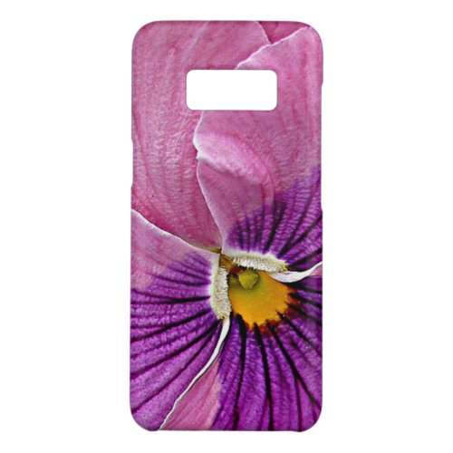 Pretty Violet Purple Pink Pansy Flower Photograph Case_Mate Samsung Galaxy S8 Case
