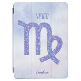 Pretty Virgo Astrology Sign Personalized Purple iPad Air Cover